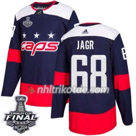 Washington Capitals Trikot Jaromir Jagr 68 2018 Stanley Cup Final Patch Adidas Stadium Series Authentic - Herren